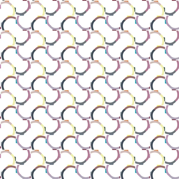 Motif Sans Couture Avec Des Formes Géométriques Illustration Vectorielle — Image vectorielle