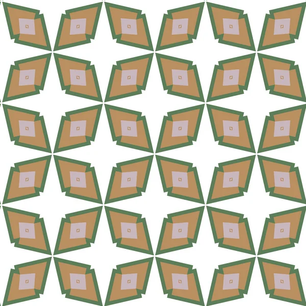 Nahtlose Muster Mit Geometrischen Formen Vektorillustration — Stockvektor