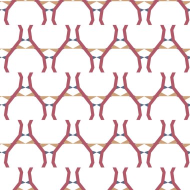 Geometrik şekilli kusursuz desen vektör çizimi