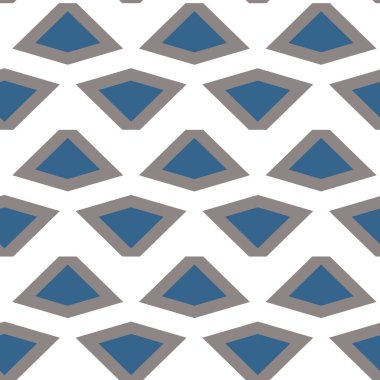 Geometrik şekilli kusursuz desen vektör çizimi