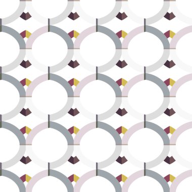 Geometrik şekilli kusursuz desen vektör çizimi