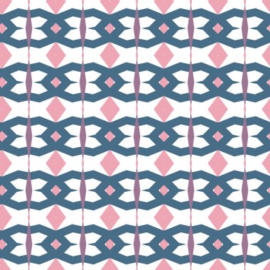 Geometrik şekilli kusursuz desen vektör çizimi