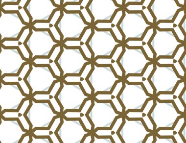 Geometrik şekilli kusursuz desen vektör çizimi