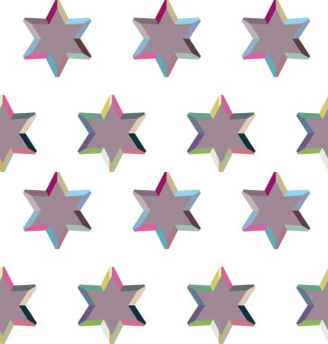 Geometrik şekilli kusursuz desen vektör çizimi