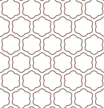 Geometrik şekilli kusursuz desen vektör çizimi