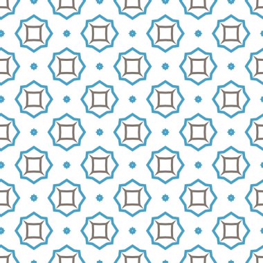 Geometrik şekilli kusursuz desen vektör çizimi