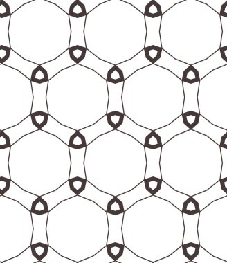 Geometrik şekilli kusursuz desen vektör çizimi