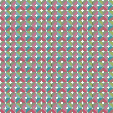 Geometrik şekilli kusursuz desen vektör çizimi