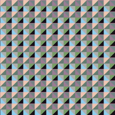 Geometrik şekilli kusursuz desen vektör çizimi