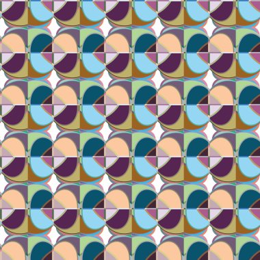 Geometrik şekilli kusursuz desen vektör çizimi
