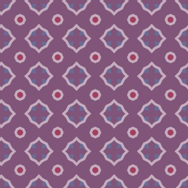 Geometrik şekilli kusursuz desen vektör çizimi