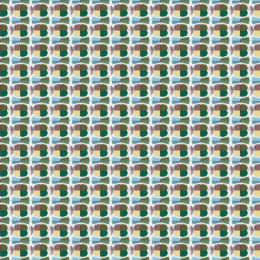 Geometrik şekilli kusursuz desen vektör çizimi