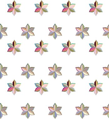 Geometrik şekilli kusursuz desen vektör çizimi