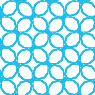 Geometrik şekilli kusursuz desen vektör çizimi