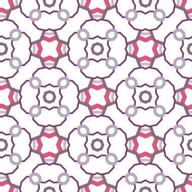 Geometrik şekilli kusursuz desen vektör çizimi