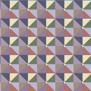 Geometrik şekilli kusursuz desen vektör çizimi