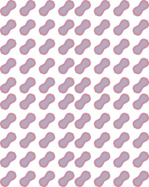 Geometrik şekilli kusursuz desen vektör çizimi