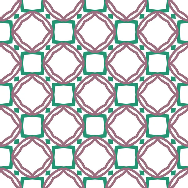 Seamless Pattern Geometric Shapes Vector Illustration — Stock Vector