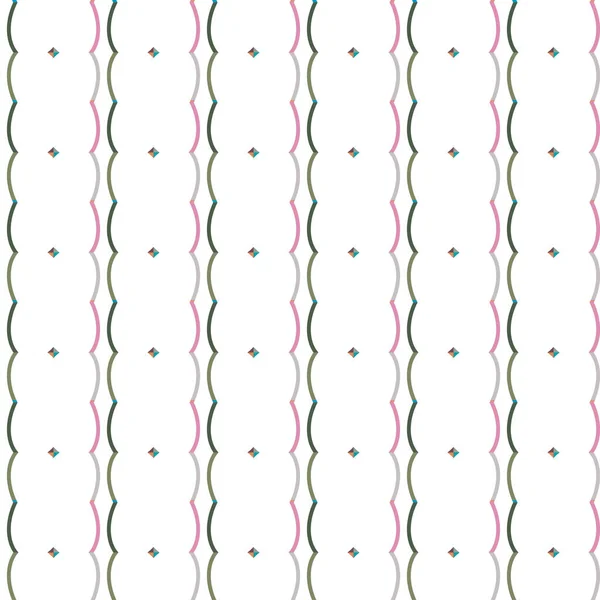 Modello Senza Soluzione Continuità Con Forme Geometriche Illustrazione Vettoriale — Vettoriale Stock