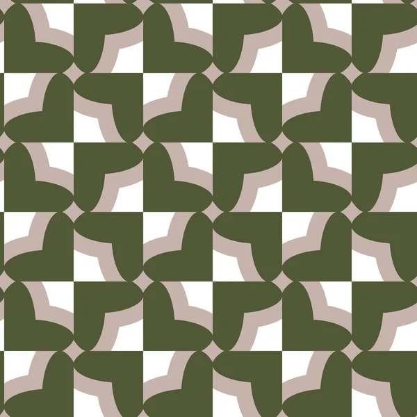 Naadloos Geometrisch Ornamentspatroon Abstracte Achtergrond — Stockvector