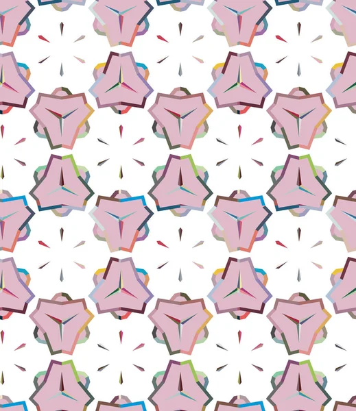 Geometrik şekilli kusursuz desen vektör çizimi