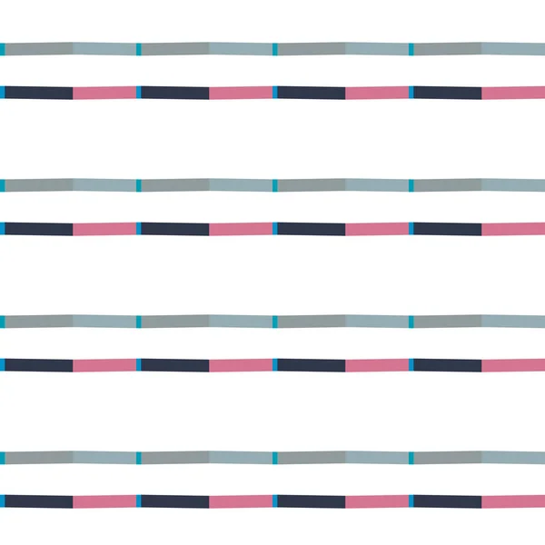 Nahtlose Muster Mit Geometrischen Formen Vektorillustration — Stockvektor