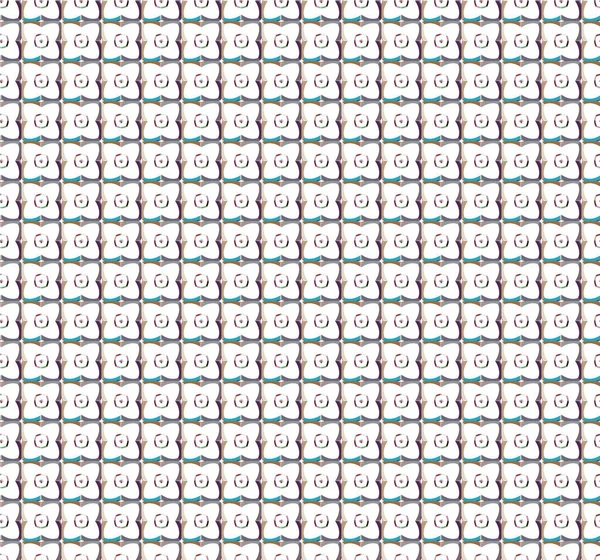 Padrão Sem Costura Com Formas Geométricas Ilustração Vetorial —  Vetores de Stock