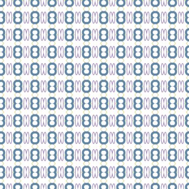 Geometrik şekilli kusursuz desen vektör çizimi