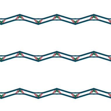 Geometrik şekilli kusursuz desen vektör çizimi