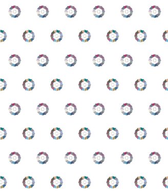 Geometrik şekilli kusursuz desen vektör çizimi