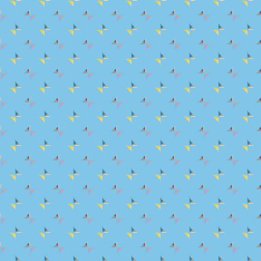 Geometrik şekilli kusursuz desen vektör çizimi