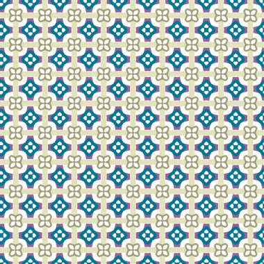 Geometrik şekilli kusursuz desen vektör çizimi