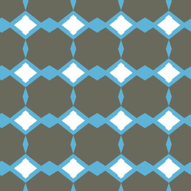 Geometrik şekilli kusursuz desen vektör çizimi