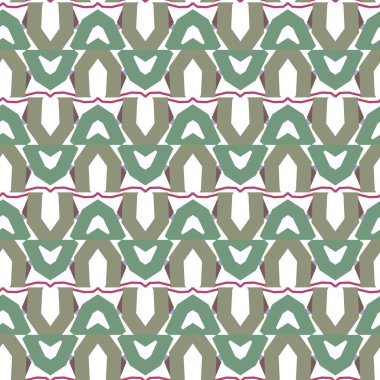 Geometrik şekilli kusursuz desen vektör çizimi