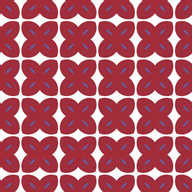 Geometrik şekilli kusursuz desen vektör çizimi