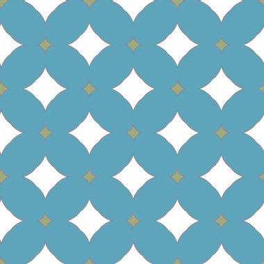 Geometrik şekilli kusursuz desen vektör çizimi