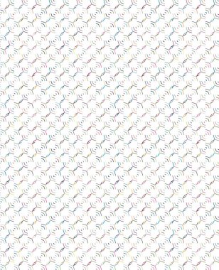 Geometrik şekilli kusursuz desen vektör çizimi