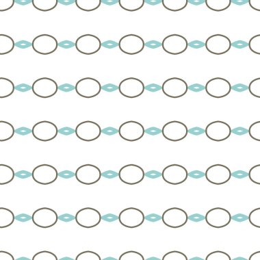 Geometrik şekilli kusursuz desen vektör çizimi