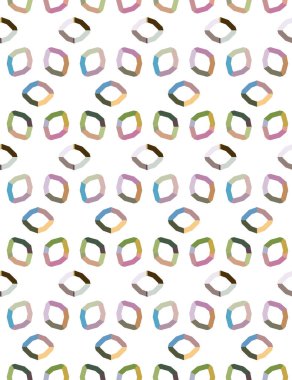 Geometrik şekilli kusursuz desen vektör çizimi