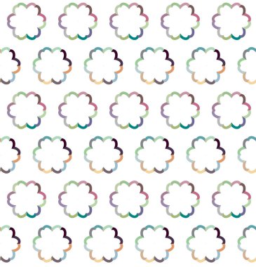 Geometrik şekilli kusursuz desen vektör çizimi