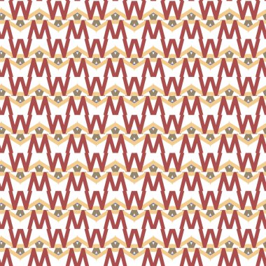 Geometrik şekilli kusursuz desen vektör çizimi