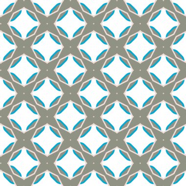 Geometrik şekilli kusursuz desen vektör çizimi