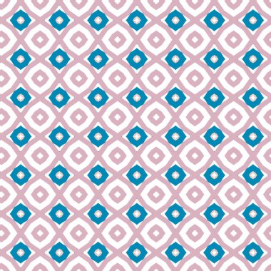 Geometrik şekilli kusursuz desen vektör çizimi