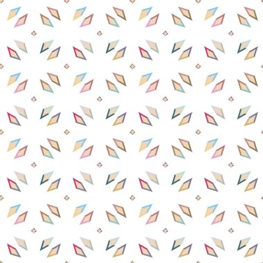 Geometrik şekilli kusursuz desen vektör çizimi