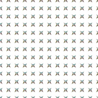 Geometrik şekilli kusursuz desen vektör çizimi