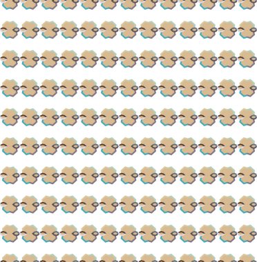 Geometrik şekilli kusursuz desen vektör çizimi