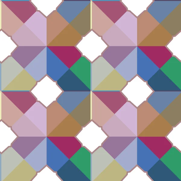 Patrón Ornamental Geométrico Sin Costuras Fondo Abstracto — Archivo Imágenes Vectoriales