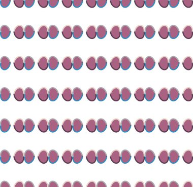 Geometrik şekilli kusursuz desen vektör çizimi