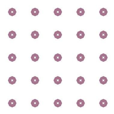 Geometrik şekilli kusursuz desen vektör çizimi