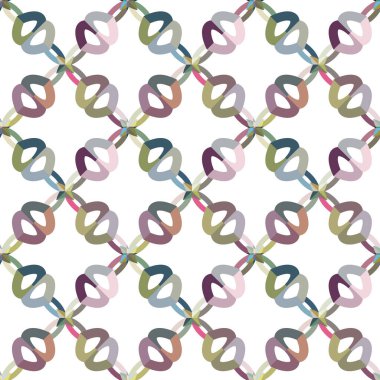 Geometrik şekilli kusursuz desen vektör çizimi